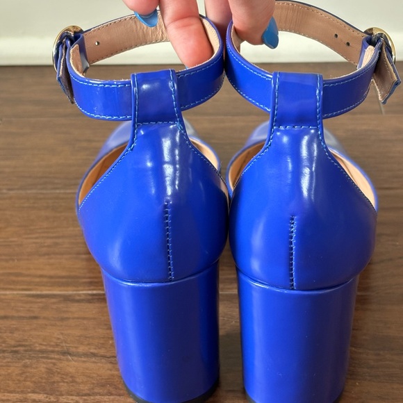 J. Crew Maisie Ankle-Strap Heels in Leather - Picture 3 of 5